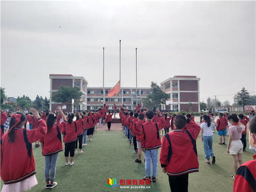 贾汪区塔山镇葛湖小学举行 疫情期间,我们该如何学习 主题升旗仪式