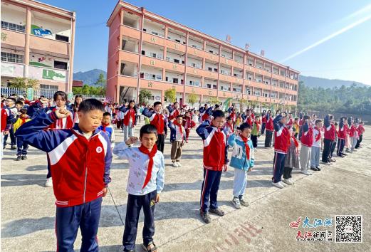 两地共庆 童心向党——乐安县牛田镇中心小学与莱州市沙河镇大王小学新队员入队仪式纪实